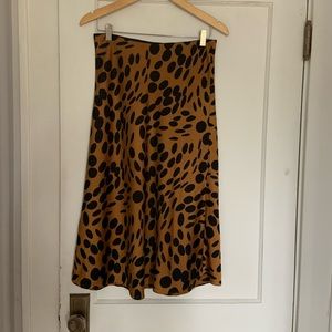 Jcrew Spotted Slip skirt